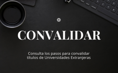 CONVALIDACIONES DE TÍTULOS OBTENIDOS EN EL EXTERIOR
